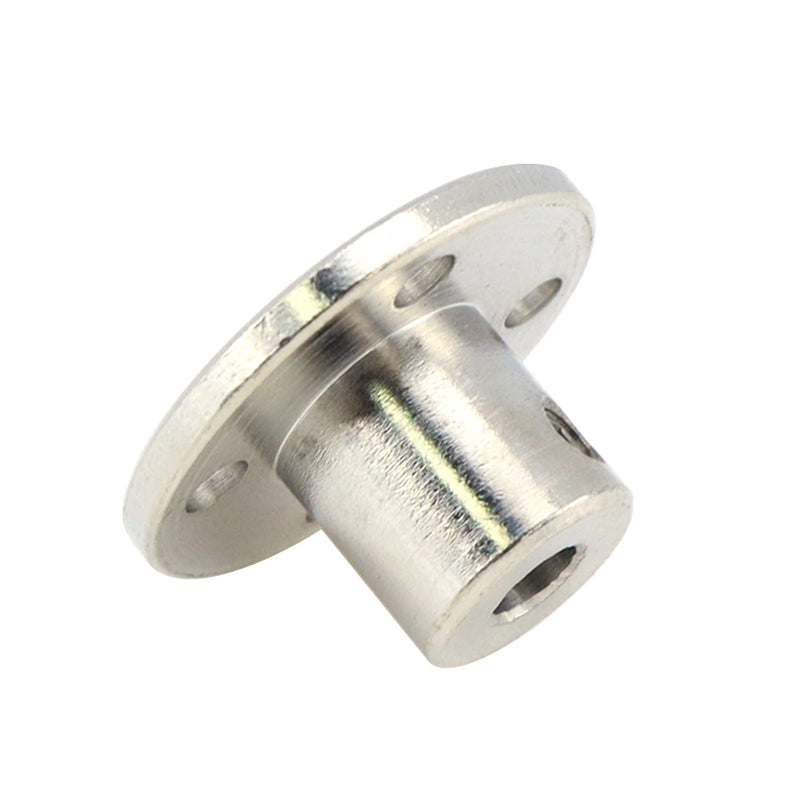 [Australia - AusPower] - Sydien 4Pcs 4mm Rigid Flange Shaft Coupling Motor Guide Shaft Coupler Connector 