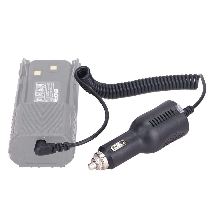 [Australia - AusPower] - BAOFENG & ABBREE 12-24V Car Charge Cable Line for BaoFeng UV-5R,UV-82, BF-F8HP, UV-82HP, UV-S9/9S Plus,UV-5X3,etc Two Way Radio (Compatible with Battery) 