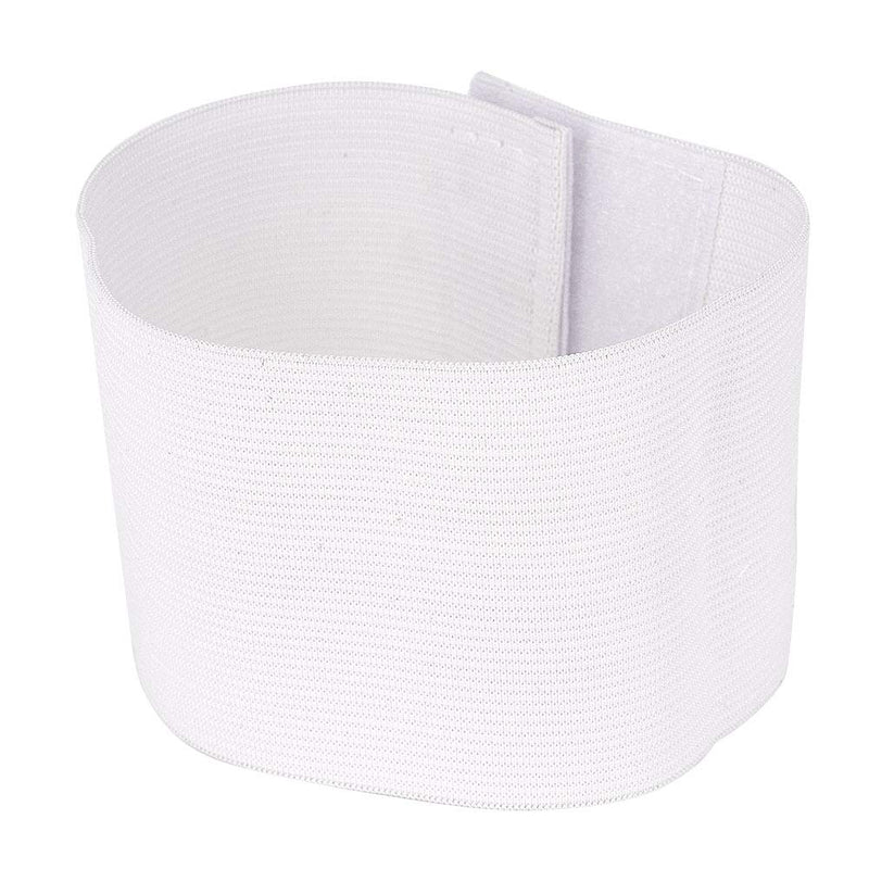 [Australia - AusPower] - Wrzbest White Armbands Soccer Football Rugy Captain Armbands Mourning Armband for Multipurpose Use,DIY,Restaurant,Team Sport,Hospital,School 