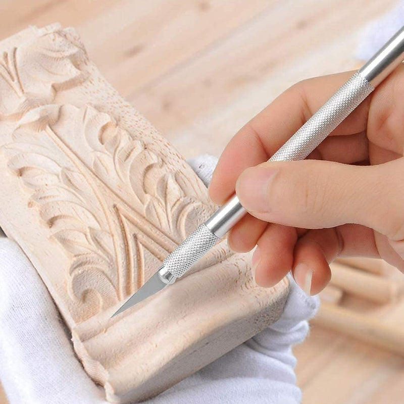 [Australia - AusPower] - DIYSELF Precision Hobby Knife Upgrade Cutting Mat Carving Craft Knife Exacto Knife Utility Knife 