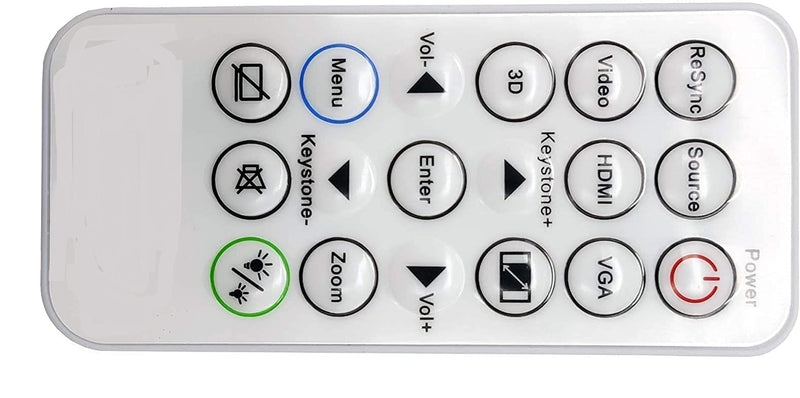 [Australia - AusPower] - World of Remote Controls Replacement Fit for Optoma Projector SP.8VH02GC01 DAESSGN DS344 DS346 DW346 DX345 DX346 H112e H182X HD28HDR HD39HDR S310e S315 S316 W310 W312 W316 X312 X315 X316 