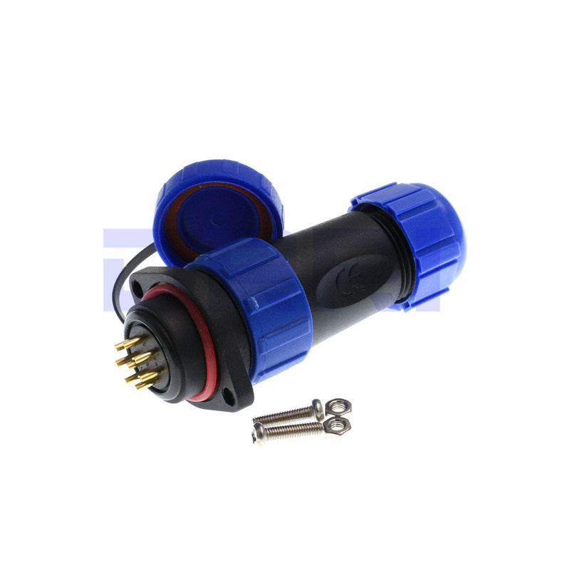 [Australia - AusPower] - DRRI SP21 8 Pole Waterproof Circular Aviation Connector Industrial Connector Adapter 8pole 
