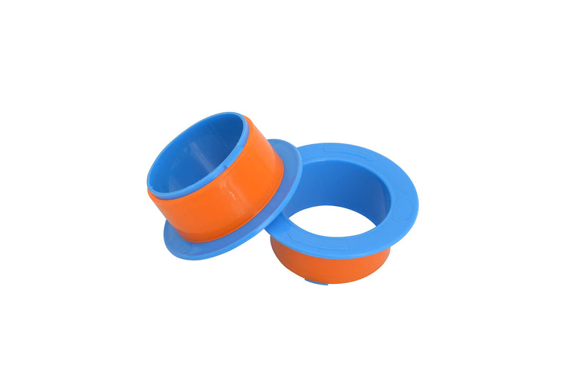 [Australia - AusPower] - Elfjoy 1 Pair Blue Color Stretch Hand Saver Wrap Dispensers Fits Any 3" Wrap Film Core (Blue) 2 Pairs Blue 