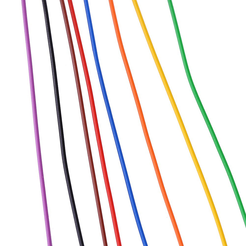 [Australia - AusPower] - Electric Cable, 280m Colorful Copper Cable,8-Wired Insulation,for Laptop,Motherboard, Lcd, Breadboard,Pcb Soldering Cable 