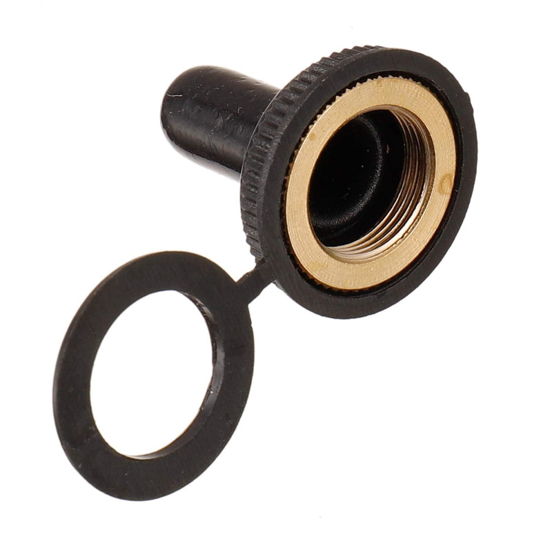 [Australia - AusPower] - BOJACK Toggle Switch SPST ON-Off 2 Terminal pin 12 VDC 10 A with Waterproof Cap for Auto Car 101(Pack of 2 Pcs)… 