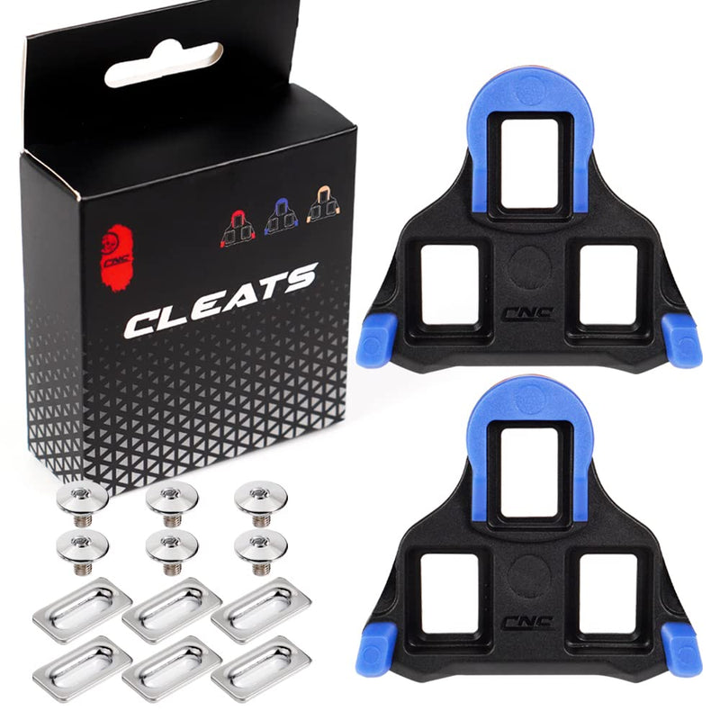 [Australia - AusPower] - Chooee Road Bike Cleats for Shimano SPD-SL SM-SH10 SM-SH11 SM-SH12 Cleats Speed-SL Bicycle Pedals Cleat Blue-CH12 