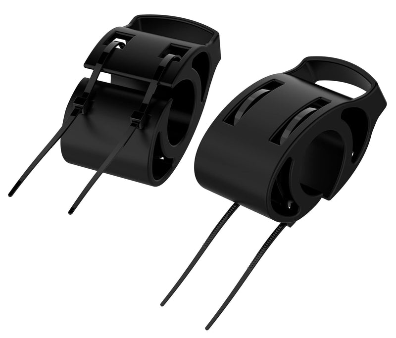 [Australia - AusPower] - TenCloud 2-Pack Bicycle Handlebar Mount Bracket Kit W/Zip Ties Compatible with Garmin Forerunner, Approach, Fenix Watches 