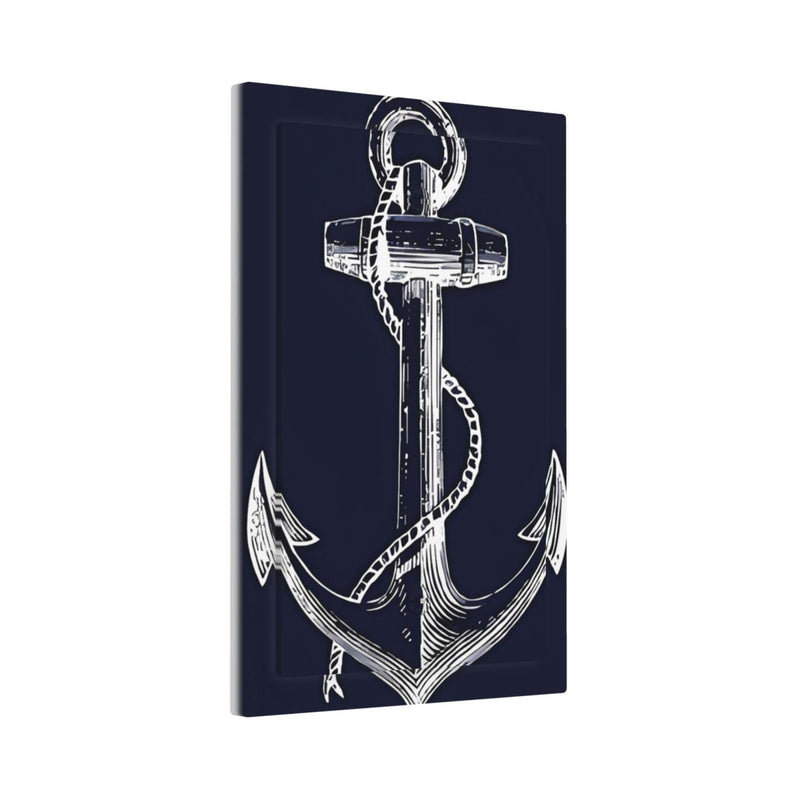 [Australia - AusPower] - Navy Blue Nautical Anchor No Device Light Switch Cover 1 Gang Wall Plate Decorative Blank Switchplate Electrical Faceplate for Bathroom Home Living Room Bedroom Art Panel Decorate 5" x 3" 1-Gang No Blank Navy Blue Nautical Anchor Wall Plate 