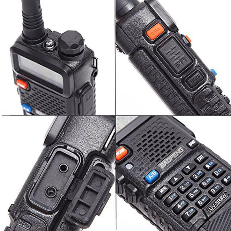 [Australia - AusPower] - Baofeng UV-5R Two Way Radio, 3800mAh Battery Long Range Handheld Ham Radio, Dual Band Walkie Talkies 