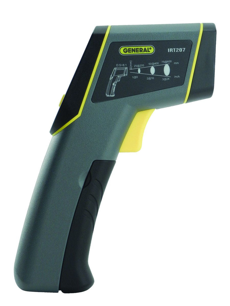 General Tools IRT207 Laser Temperature Gun, Thermal Detector, 81 Mid