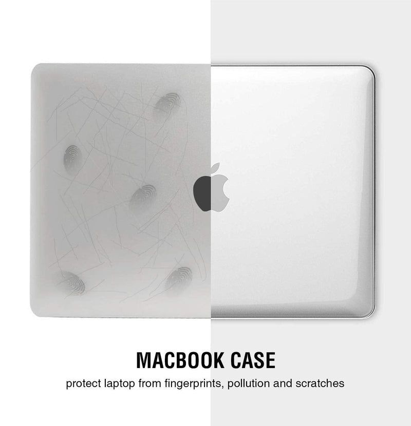 [Australia - AusPower] - EooCoo Compatible for MacBook Pro 13 Inch Case 2020-2016 Release Model M1 A2338 A2251 A2289 A2159 A1989 A1706 A1708 Protective Hard Case with Keyboard Cover, Screen Protector - Crystal Clear MacBook Pro 13" 