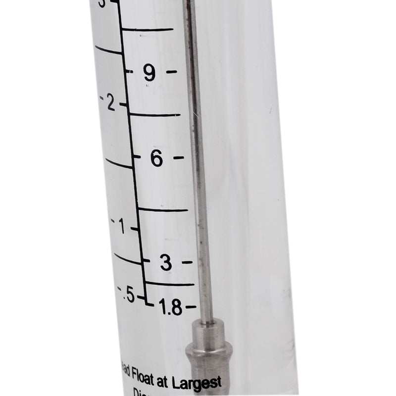 [Australia - AusPower] - CNBTR Water Liquid Measurement Transparent Acrylic LZM-15G Tube Type Flowmeter 4% Accuracy (0.5-5GPM / 1.8-18LPM) 