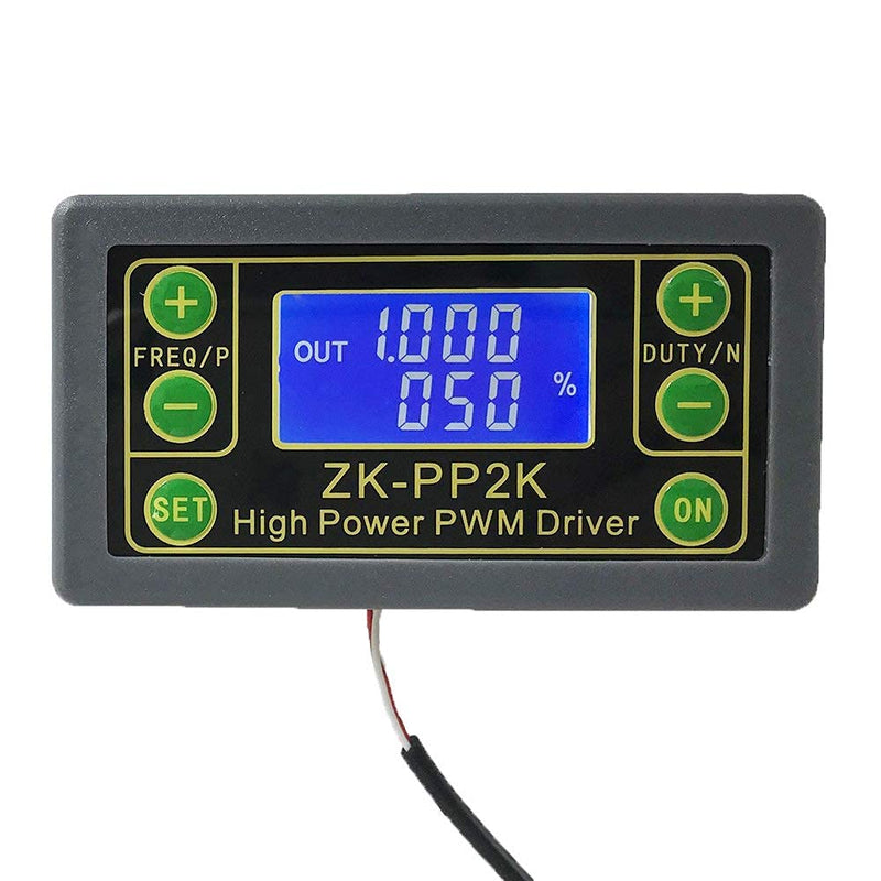 [Australia - AusPower] - Cycle Delay Drive Module, PEMENOL 3.3-30V 8A Dual Mode High Power PWM Dimming Motor Speed Controller, LCD Pulse Frequency Duty Cycle Adjustable Signal Generator 