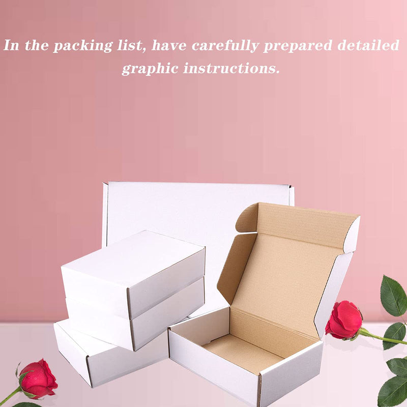 [Australia - AusPower] - Shipping Boxes.7" x 5" x 2"Inch Which is Anti-Impact Come with Exquisite Sealing Label.Suitable E-Commerce Packaging, Shipping Packaging.(10PCS) 7" x 5" x 2" 10PCS 