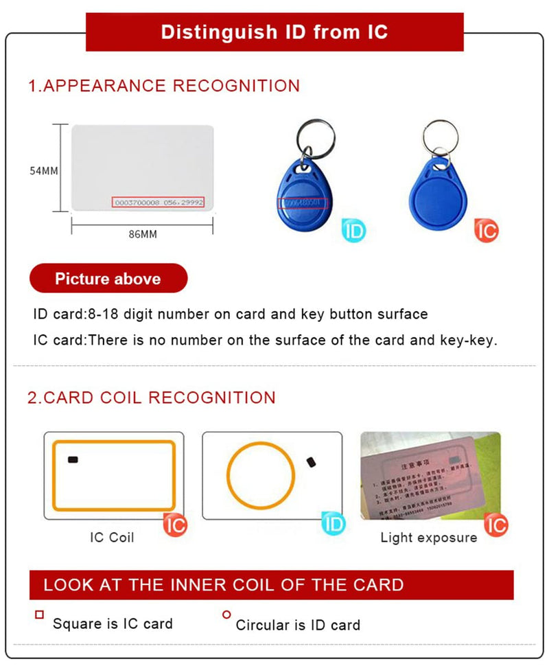 [Australia - AusPower] - HiLetgo 125Khz EM4100 USB RFID ID Card Reader Swipe Card Reader Plug and Play with Cable First 10 Digit 