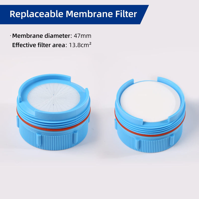 [Australia - AusPower] - COBETTER Filter Holder Polypropylene Reusable for 47mm Disc Membranes, 1 pcs/Pack 