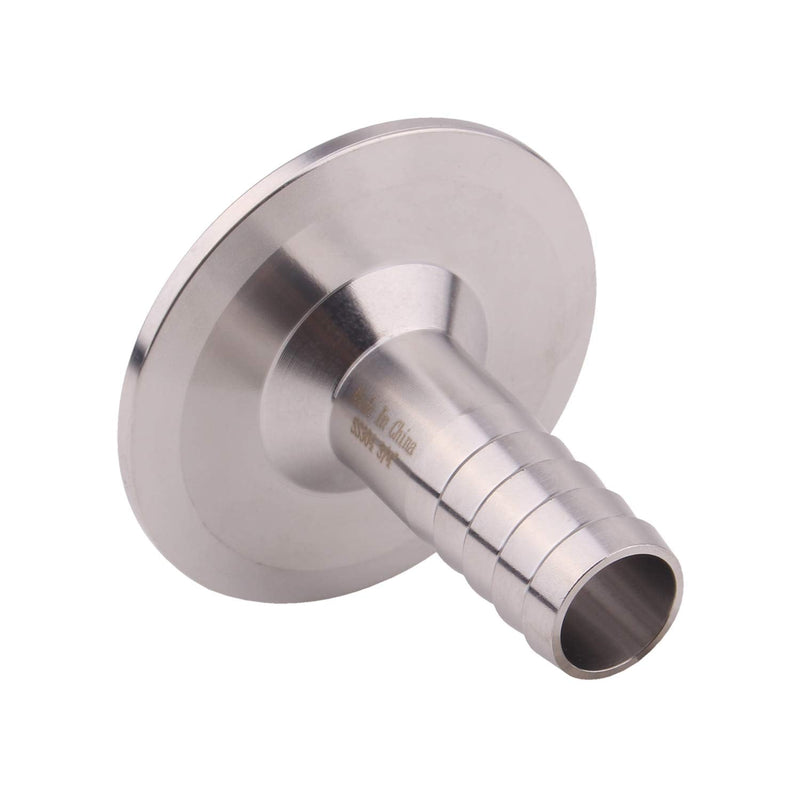 [Australia - AusPower] - DERNORD 2" Tri Clamp to 0.75" Hose Barbed Adapter SUS304 Sanitary Hose Barb Pipe Fitting (3/4 Inch Barb Hose) 3/4 Inch Barb Hose 