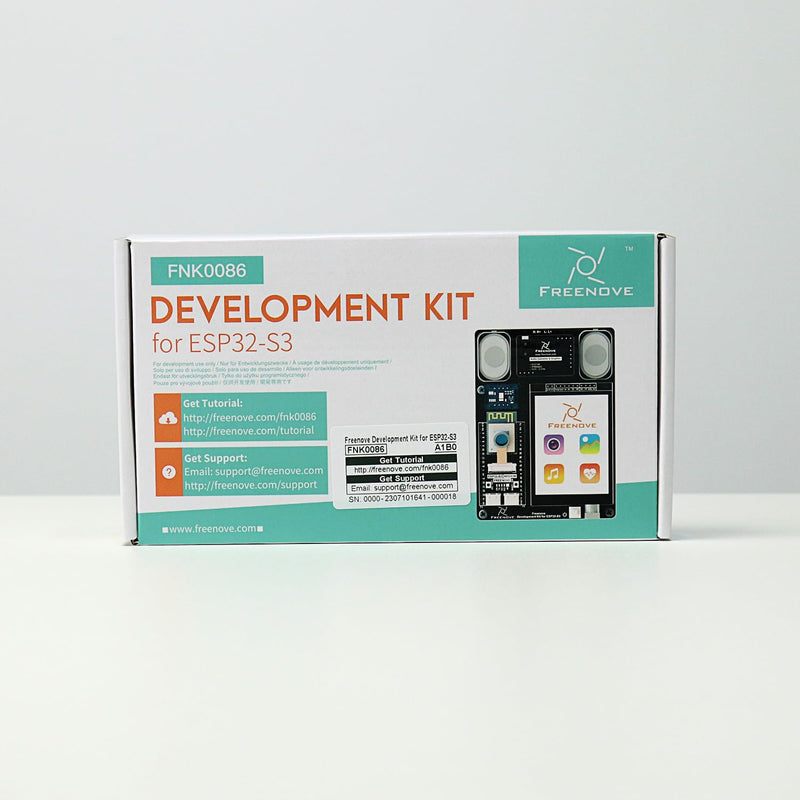 [Australia - AusPower] - Freenove Development Kit for ESP32-S3 (Compatible with Arduino IDE), Onboard Camera Wireless Stereo Speakers Heart Rate Sensor Colorful Touch Screen, Tutorial Code 