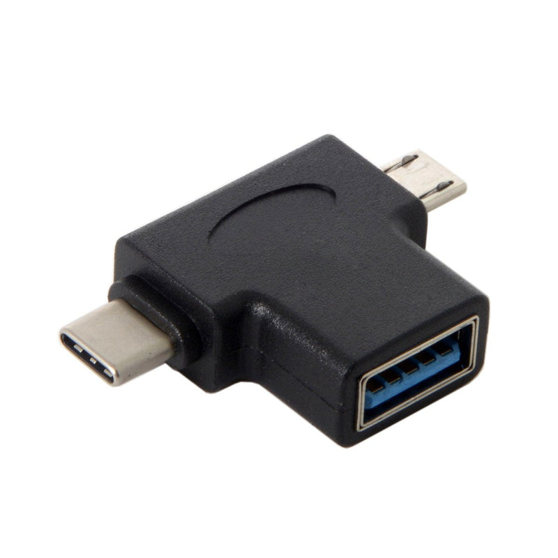 [Australia - AusPower] - Xiwai USB 3.1 Type-C & Micro USB Combo to USB 2.0 A Female OTG Data Host Adapter 