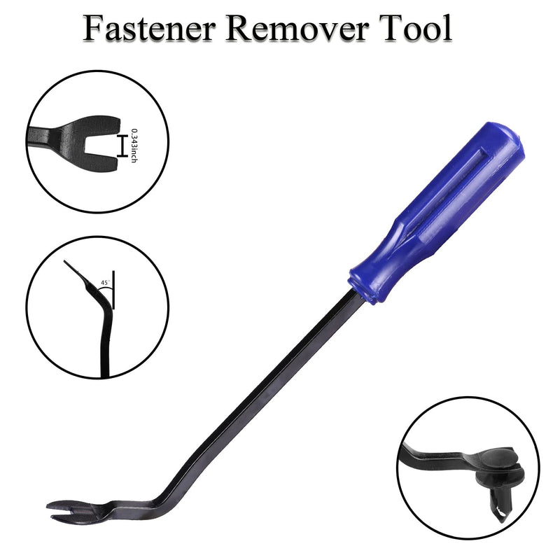 [Australia - AusPower] - LivTee 5 pcs Auto Trim Removal Tool Kit, Interior Door Panel Clip Fastener Removal Set for Vehicle Dash Radio Audio Installer (Blue) Blue 
