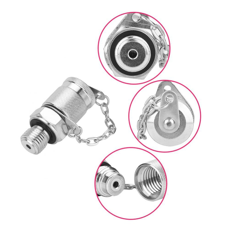 [Australia - AusPower] - 63MPa/630BAR Hydraulic Pressure Test Point Testing Coupling Adapter for Hydraulic System(G3/8) G3/8 
