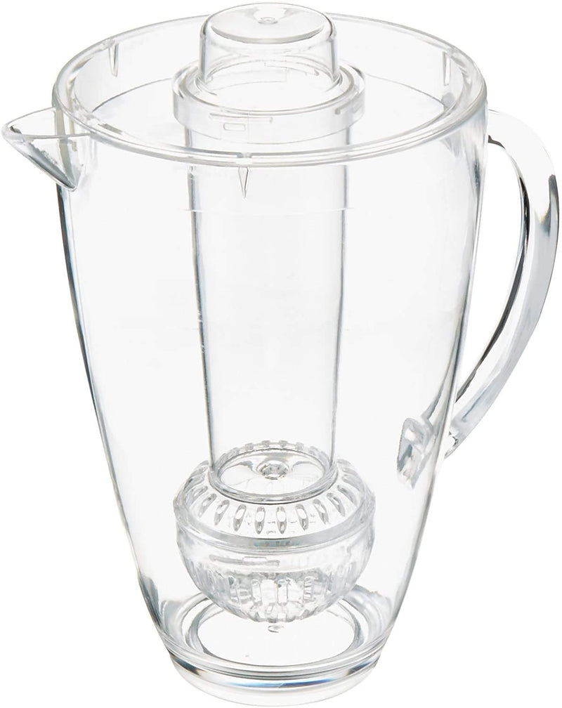 [Australia - AusPower] - Acrylic Pitcher Chill & Infusing BPA Free with Lid & Handle - Non Toxic - Fruit Infuser with Ice Chilling Chamber - For All Year Round Beverages - 3 Quart (96 0z.) (1) 1 