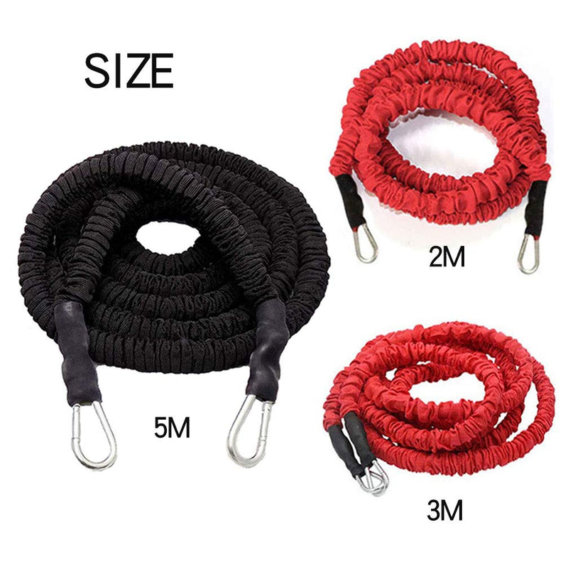 [Australia - AusPower] - YNXing Resistance Training Rope Explosive Force Bounce Physical Training Resistance Rope Improving Speed, Stamina and Strength 6.6ft Elastic rope 