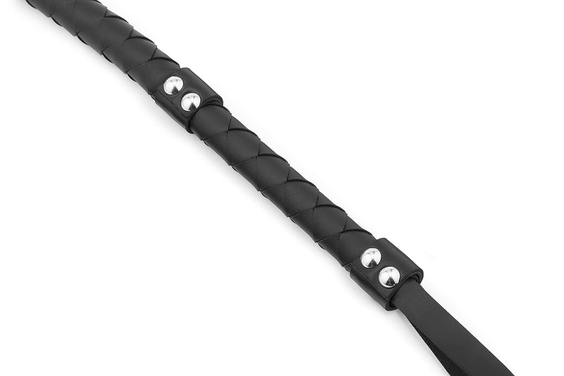 [Australia - AusPower] - Leather Crop 33" Whip, Black Riding Whip, Horses Crops, Leather Riding Crop, Leather Horse Whip, Whip for Horses, Horse Whips 