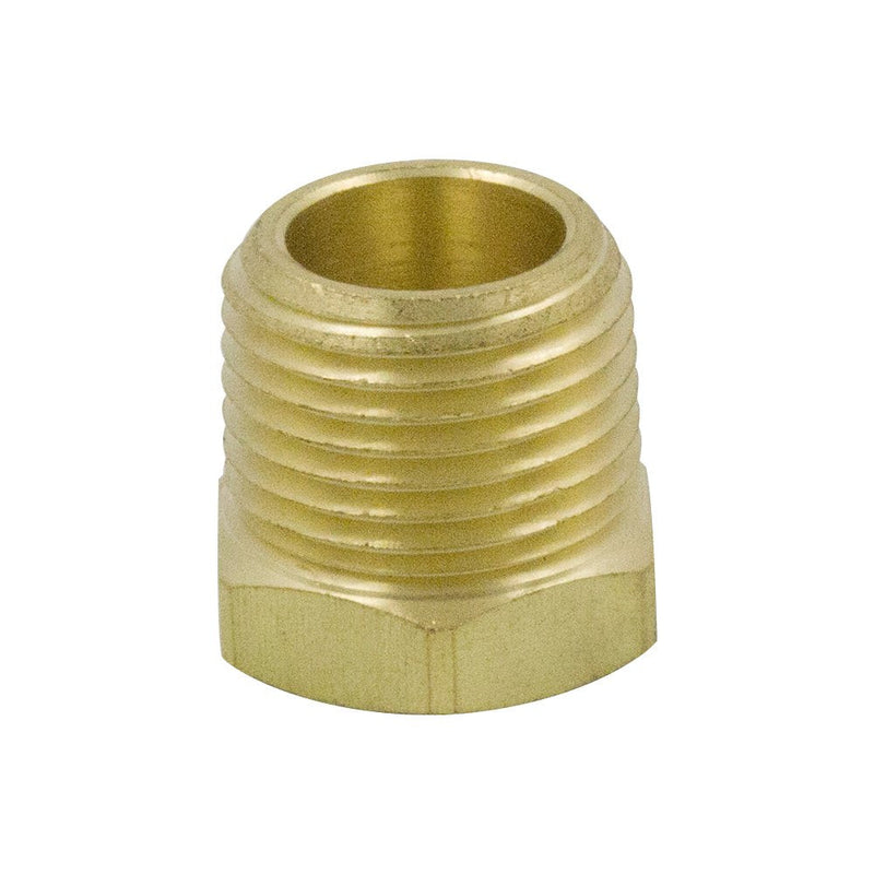 [Australia - AusPower] - Legines Brass Pipe Fitting Hex Bushing 3/4" NPT Male x 3/8" NPT Female Adapter 1200psi (Pack of 2) 3/4×3/8 