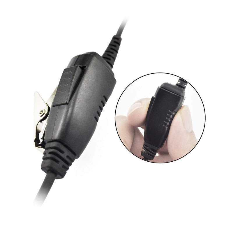 [Australia - AusPower] - ProMaxPower 1-Wire Acoustic Tube Earpiece with PTT Button Mic for Motorola Two-Way Radios MTP850, DP3600, XiR P8668, XPR6350, XPR7550e 