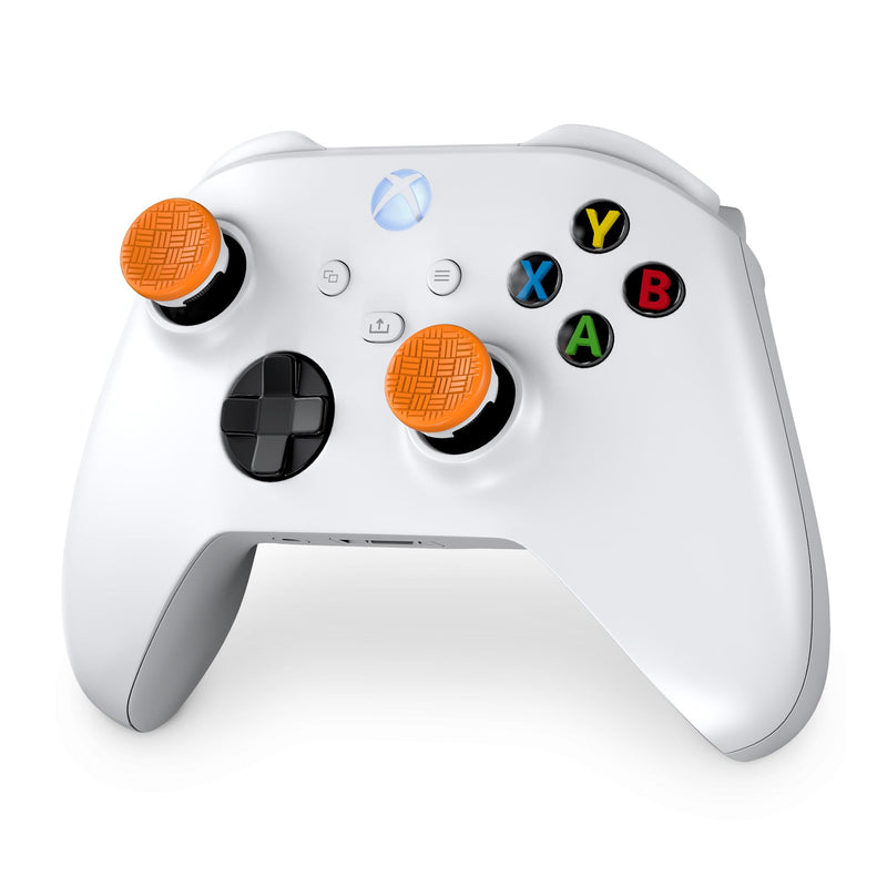 [Australia - AusPower] - KontrolFreek Omni for Xbox One and Xbox Series X Controller | Performance Thumbsticks | 2 Low-Rise Concave | Orange/White 