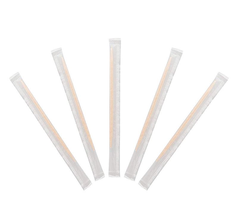 [Australia - AusPower] - KingSeal Natural Birch Wood Toothpicks, Individually Cello Wrapped, Plain, Unflavored, 2.5 Inch Length - 4 Packs of 1000 per Pack 4000 
