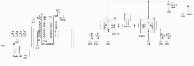 [Australia - AusPower] - HiLetgo BTS7960 43A High Power Motor Driver Module/Smart Car Driver Module for Arduino Current Limit 
