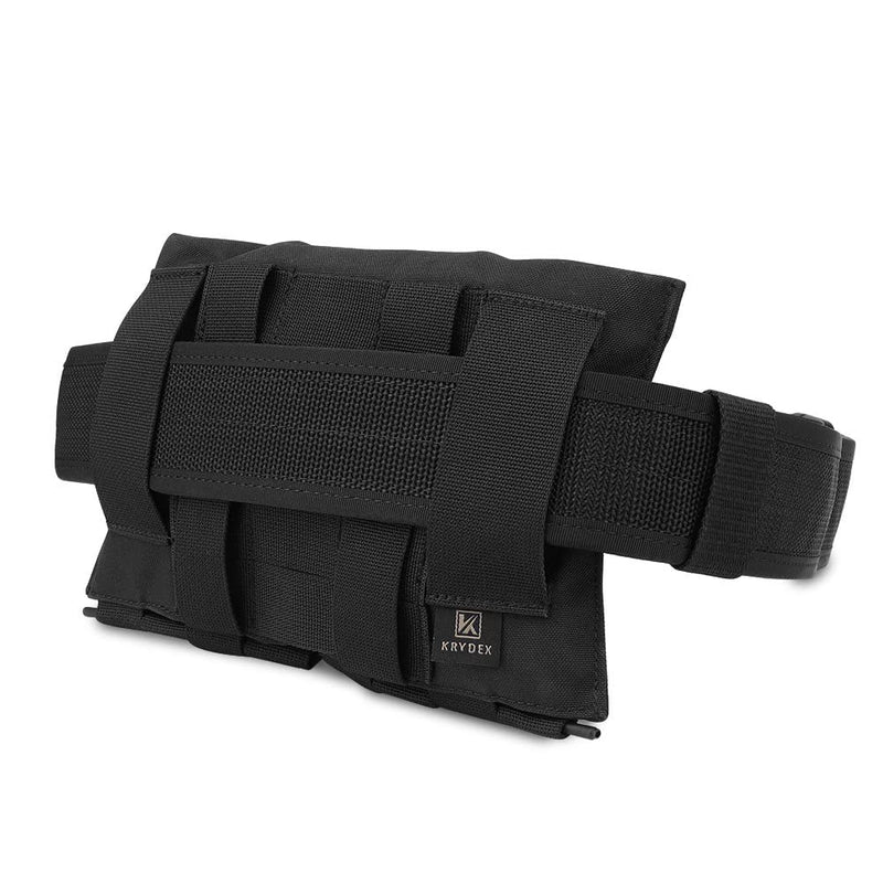 [Australia - AusPower] - KRYDEX Tactical Blow Out Kit Bag Medical Pouch First Aid Bag IFAK Pouch with MOLLE and Belt Loop BK 