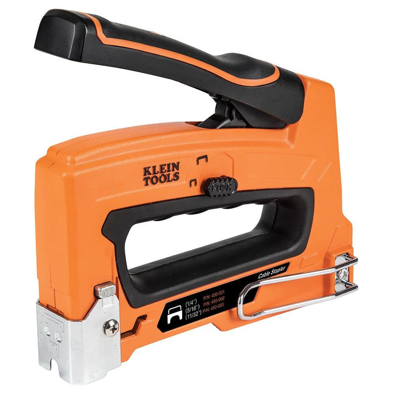 [Australia - AusPower] - Klein Tools 450-003 Heavy Duty Staples,19/32 x 11/32-Inch Insulated Staples for Romex and Other Cables, for Klein Tools Stapler No. 450-100 19/32-Inch Insulated Staples 