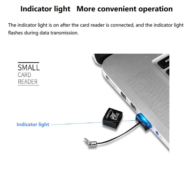 [Australia - AusPower] - Cotchear Mini Super Speed Micro SD/SDXC TF USB 2.0 Card Reader Adapter 