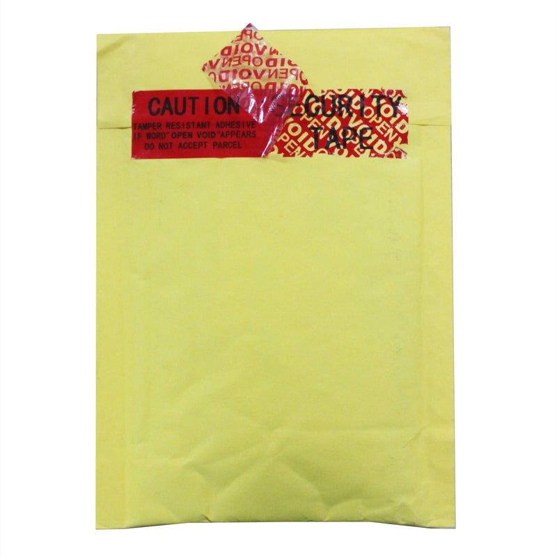 [Australia - AusPower] - 2 Rolls 100% Total Transfer Tamper Proof Security Void Tapes (1 in x 55 yrds x 2 mil, Ultra-Thick Void Film, Red - TamperSTOP) 