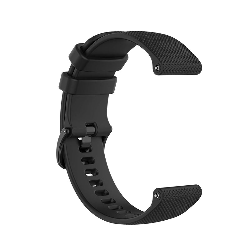 [Australia - AusPower] - TenCloud Bands Compatible with Blackview BV-SW01, 19mm Wrist Strap Quick Release Waterproof Soft Silicone Replacement Band for BV-SW01 Smartwatch (Black,Grey,White,Wine,Navy Blue) Black,Grey,White,Wine,Navy Blue 