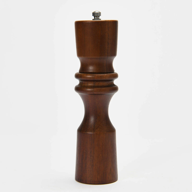 [Australia - AusPower] - Bloomingville Acacia Wood and Stainless Steel, Stained Finish Pepper Mill, 2"L x 2"W x 8"H, Natural 