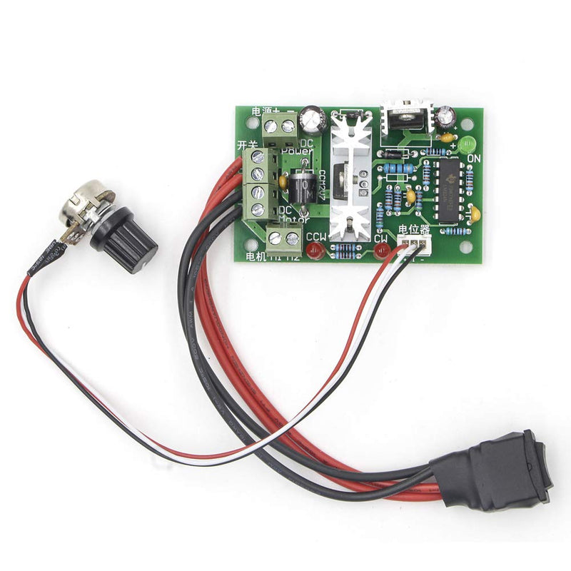 [Australia - AusPower] - RioRand Upgraded Adjustable DC Motor Speed PWM Controller 10V 12V 24V 30V Reversing Switch 120W 