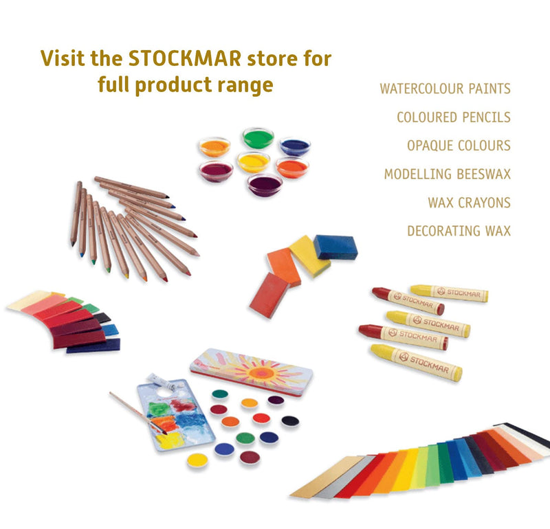 [Australia - AusPower] - Stockmar Decorative Modelling Beeswax - 6 Colors - 100x40 mm 