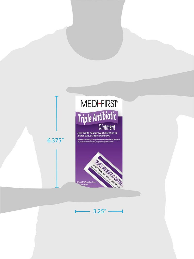 [Australia - AusPower] - Medique Products 22335 Triple Antibiotic Ointment.5 Gram, 144 Per Box 