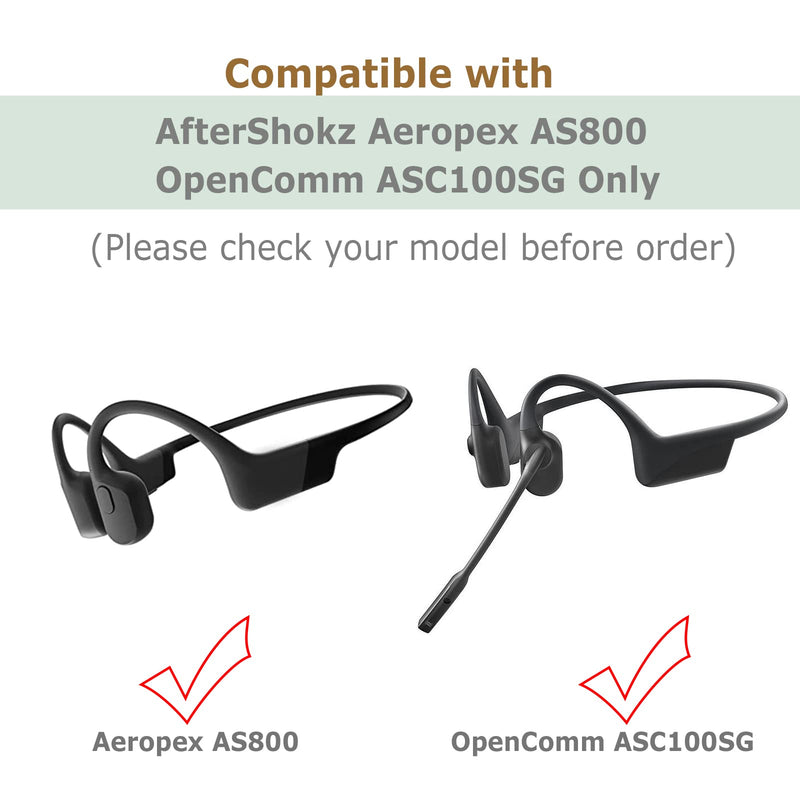 [Australia - AusPower] - Joogee 2 Pack Charger Cable Compatible with AfterShokz Aeropex/OpenComm, 3.3ft/100cm Magnetic Charger Connector USB Charging Cable, Wireless Bluetooth Headphones Accessories Charging Cable(Black) 