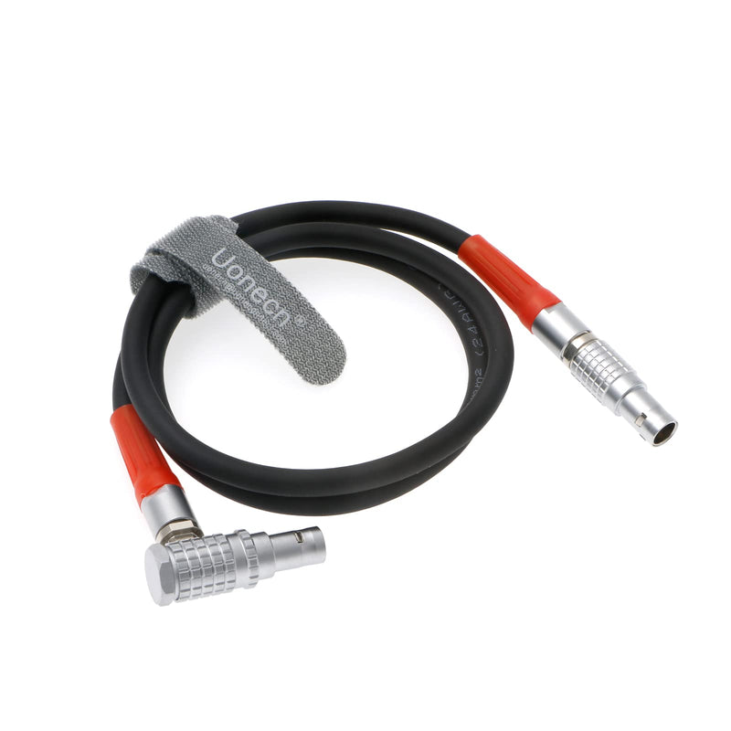 [Australia - AusPower] - Uonecn LBUS Cable ARRI Camera Lens Motor Line Rotate Right Angle 4-Pin Male to Straight 4-Pin Male Cable for ARRI LBUS FIZ MDR Focus CFORCE Lens Motor Cable 
