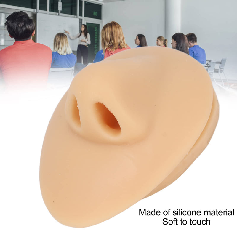 [Australia - AusPower] - Silicone Nose Model, Simulation Nose Model, Soft Silicone Flexible Human Nose Acupuncture Teaching Display Tool 