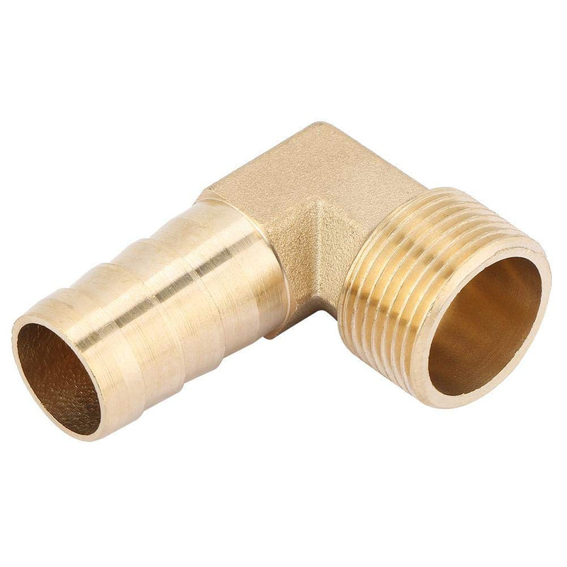 [Australia - AusPower] - Pipe Barb Swivel Elbow Plumbing Connection Crimp Fittings, 90 Degree Elbow G3/4" Male Thread Barbed Pipe Fitting x 3/4" Hose Barb 