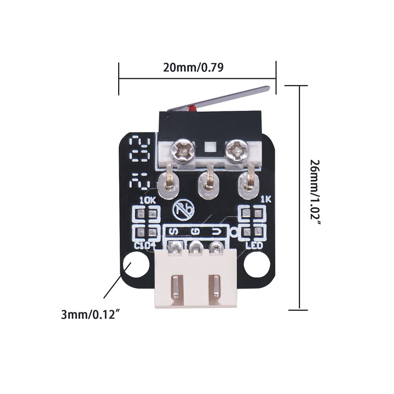 [Australia - AusPower] - mankk 3D Printer Endstop Limit Switch Accessory with X Y Z Stepper Motor Cables Line for Ender 3 / Ender 3X / Ender 3 Pro/Ender 3 Prox CR-10 10S M-F-021-XYZ 