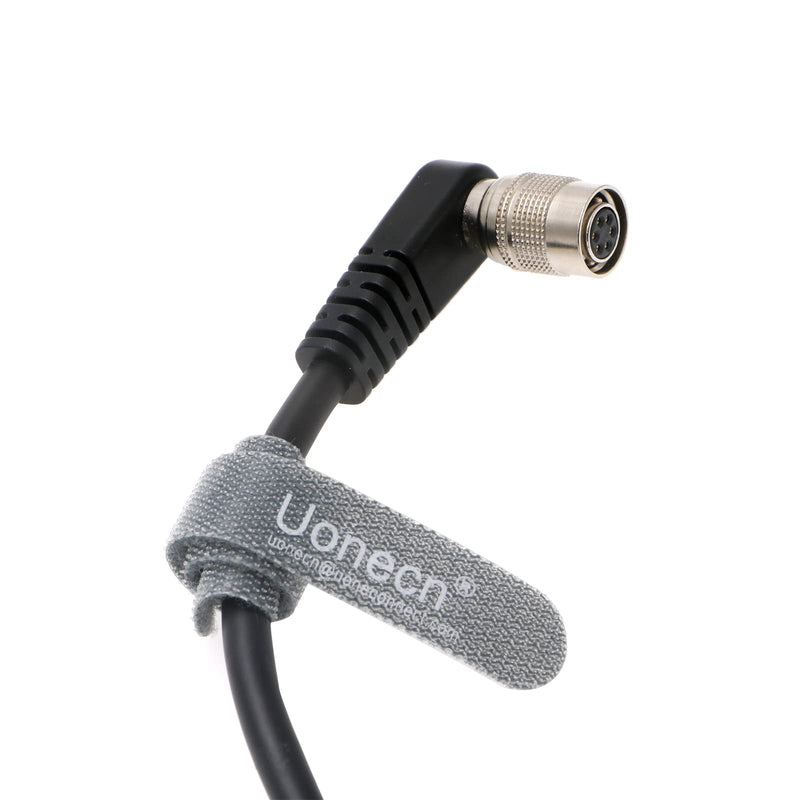 [Australia - AusPower] - Uonecn Basler AVT GIGE CCD Camera Cable Right Angle Hirose 6 Pin Female to Open End 39'' 