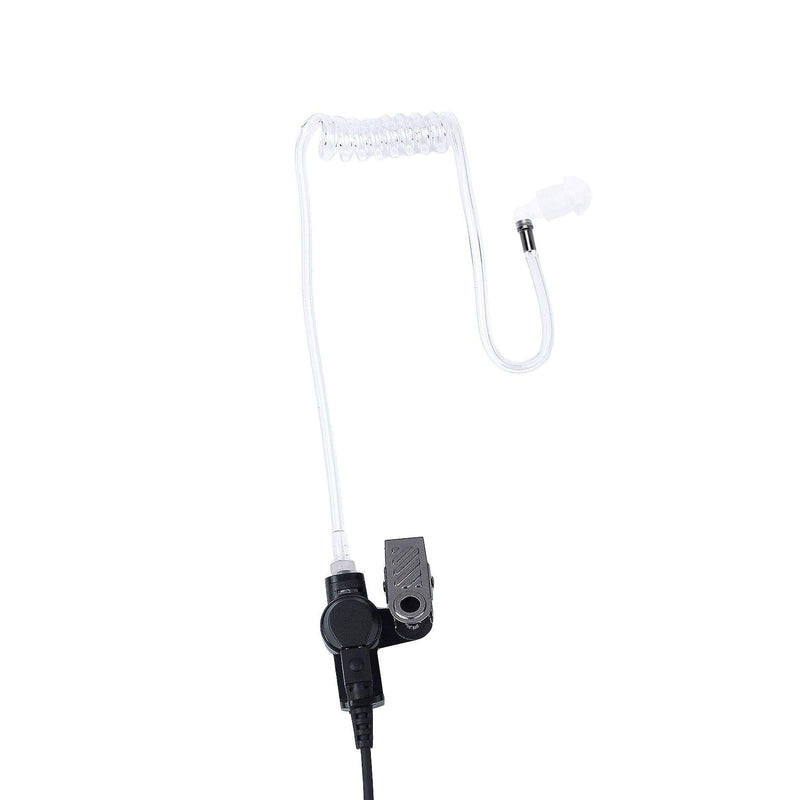 [Australia - AusPower] - Yolipar XPR 3500e XPR3300 Two-Wire Earpiece Surveillance Kit Compatible with Motorola Radio XPR3300 XPR3500 XPR3300e Walkie Talkie with PTT Mic Tansparent Acoustic Tube Headset 
