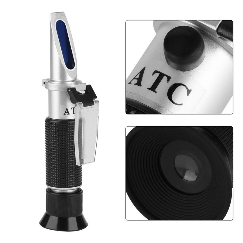 [Australia - AusPower] - Professional Hand Held Accurate Refractometer Salinity Refractometer 0-100‰ Cutting Oil Fluid Refractometer 0-32%(#1) #1 